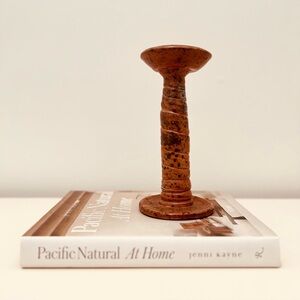 GORGEOUS MID-CENTURY MODERN HANDMADE POTTERY VINTAGE‎ PILLAR CANDLE HODLER